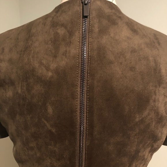 ❣️ FINAL SALE 🤍 NWT French Connection “Suedette” faux suede dress - Picture 5 of 9